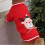 Hund Weihnachtspullover Rot-Elch Größe M Warmes Polyester 4