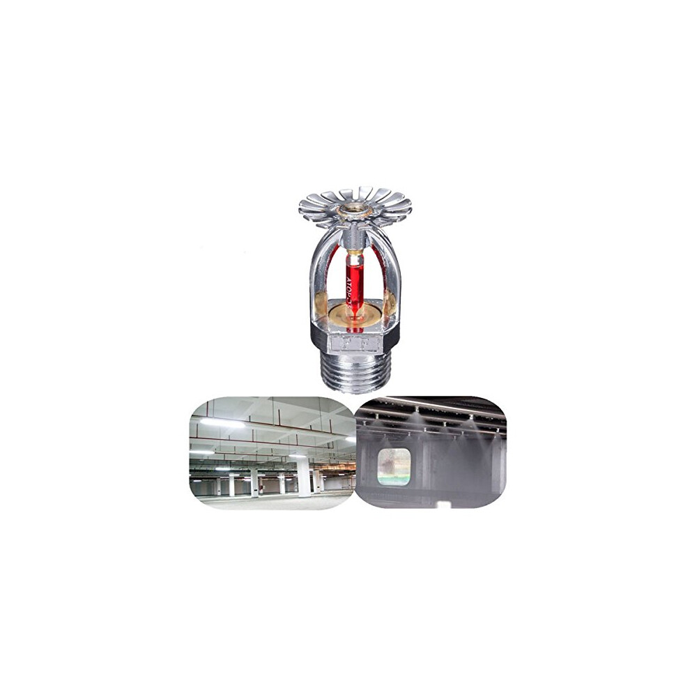 Hanging Sprinkler Spray Head 1/2-Inch Npt 68 Degree Spray Angle, Ceiling Mounted For Fire Extinguishing System Protection 6947110870991
