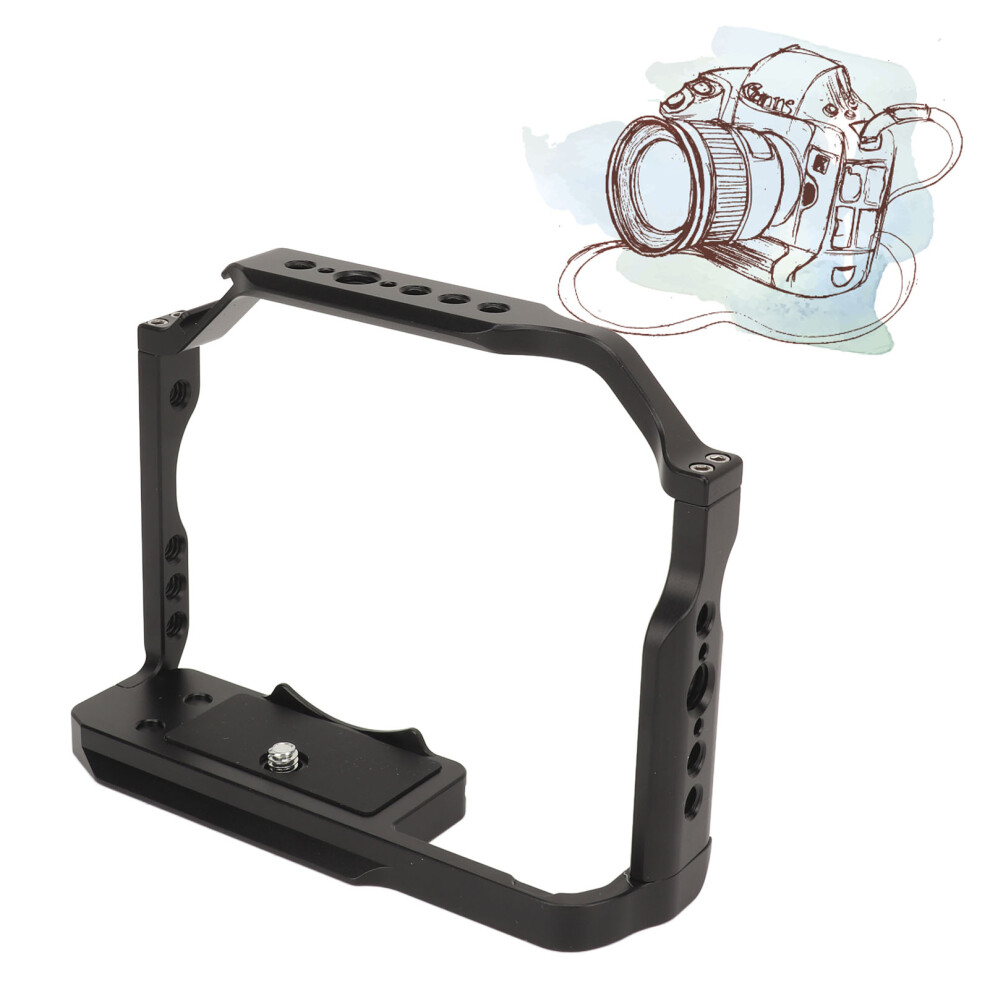 Durable Aluminum Camera Cage For R10 With Cold Shoe Mount And Threaded Holes 9351335754085