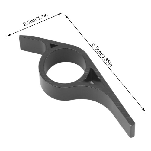 Ensemble de 2 pièces de barres de levier pour cache-attelage en alliage d'aluminium 1