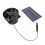 Kit de ventilador con panel solar de 10W, negro monocristalino 13