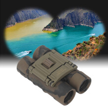 12x25 Ferngläser 8x Vergrößerung, Schwarz HD