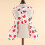 Rotes Erdbeer-Hundekleid L - Prinzessinnenstil 8