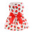 Rotes Erdbeer-Hundekleid L - Prinzessinnenstil 2