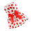 Rotes Erdbeer-Hundekleid L - Prinzessinnenstil 10