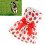 Rotes Erdbeer-Hundekleid L - Prinzessinnenstil 1