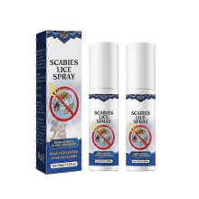 2pcs Scabies Lice Removal Spray for Hair Care Head Lices Louse Egg Remover