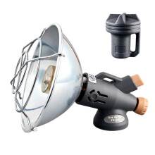 Tent Heater For Camping Safe Portable Outdoor Gray Compact For Golf Carts Ice Fishing Hiking Hunting
