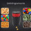 Snackspender roter Plastikbecher, 132 g / 4.7 oz 6