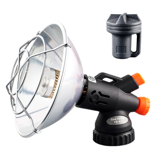 Camping Gas Heater Portable Tent Heater For Indoor Use Black Winter Outdoor Heater For Hiking And Camping