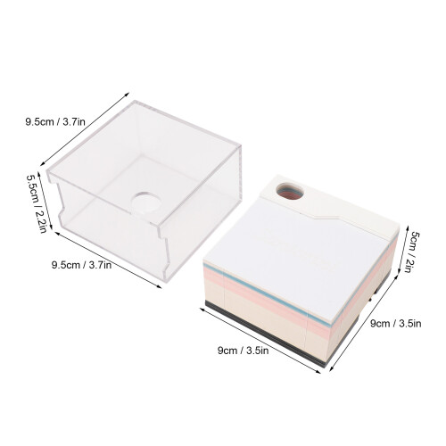 Santorini 3D Memo Pad 2x120mAh, 9x9x5 cm 1