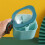 Boîte de rangement pour épices PP, 4 compartiments, verte, 7x12x8 cm 10