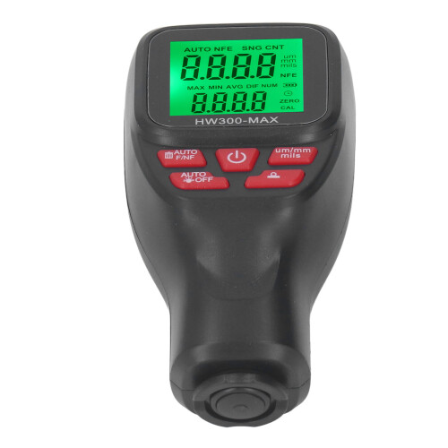 Beschichtungsdickenmessgerät 0-2000 µm ABS Auto-Messgerät