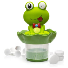 Floating Chlorine Dispenser Frog Tablet Holder - Adjustable Floater For 3-Inch Tabs, High-Performance Water Test Products