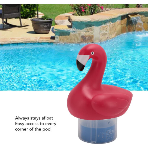 Pool Chlorine Float Small Tablet Float Floating Chlorine Dispenser Space-Saving For Pool Adjustable PVC Cute Bird 1
