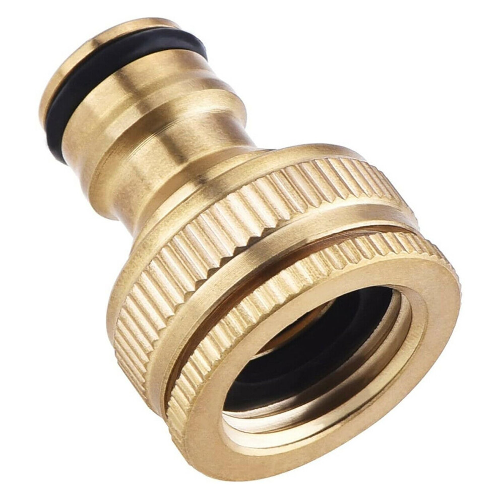Water Pipe Fittings Adapter 3/4 To 1/2 Bsp G3/4 To G1/2 Hose Connector Gold Brass 6482260400983
