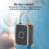 Cadenas à empreinte digitale IP65 argenté 20-Cap Tuya 8