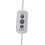 Mini lavadora USB Turbo gris 10,510,56 cm 9