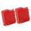 2 Stück roter Türgriffalarm, Diebstahlschutz, Vibration 16