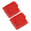 2 Stück roter Türgriffalarm, Diebstahlschutz, Vibration 15