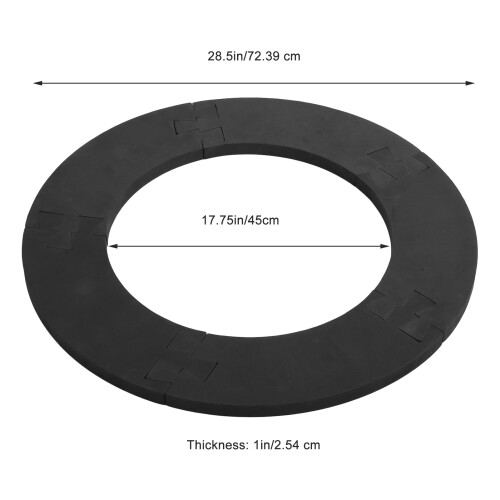 5 piezas EVA aro para tablero de dardos - protector de pared universal 1