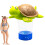 Chlor Schwimmer Pool Chlorine Tablet Floater, Turtle Pattern, 3-Inch Tablet Compatible, Spa And Pool Dispenser 1
