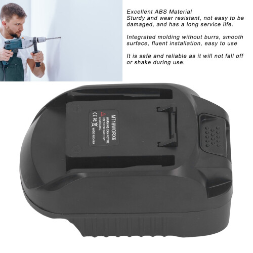 Adattatore batteria ABS a 6-Pin 18V per BL1815-BL1860 2