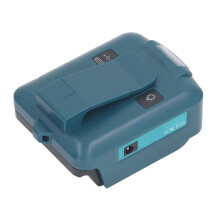 Adattatore per batteria ABS nero 12V 2A QC3.0/PD18W USB-C