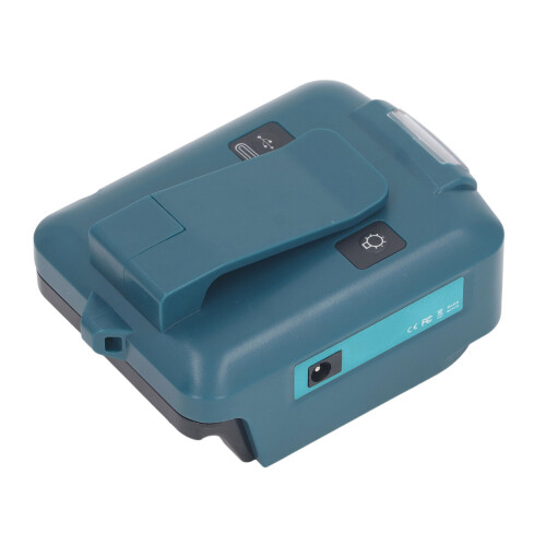 Adattatore per batteria ABS nero 12V 2A QC3.0/PD18W USB-C