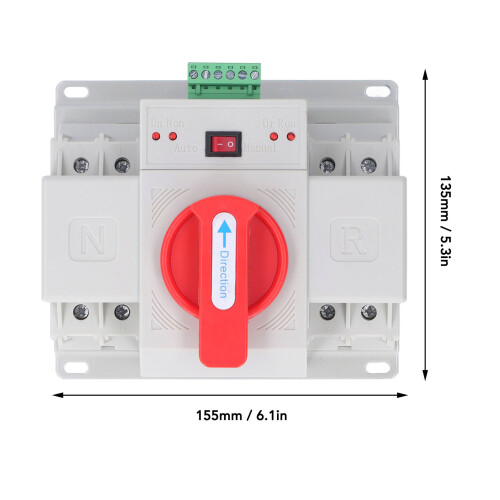 NLQ5-125/2P 125A 230V argento 2P CB ATS Micro Break 1