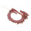 Spilla Dragone dello Zodiaco a due teste in oro rosa 14