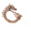 Spilla Dragone dello Zodiaco a due teste in oro rosa 11