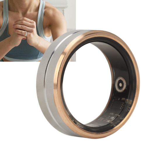 Typ 9 Smart Health Ring Keramik/Edelstahl 18 mAh