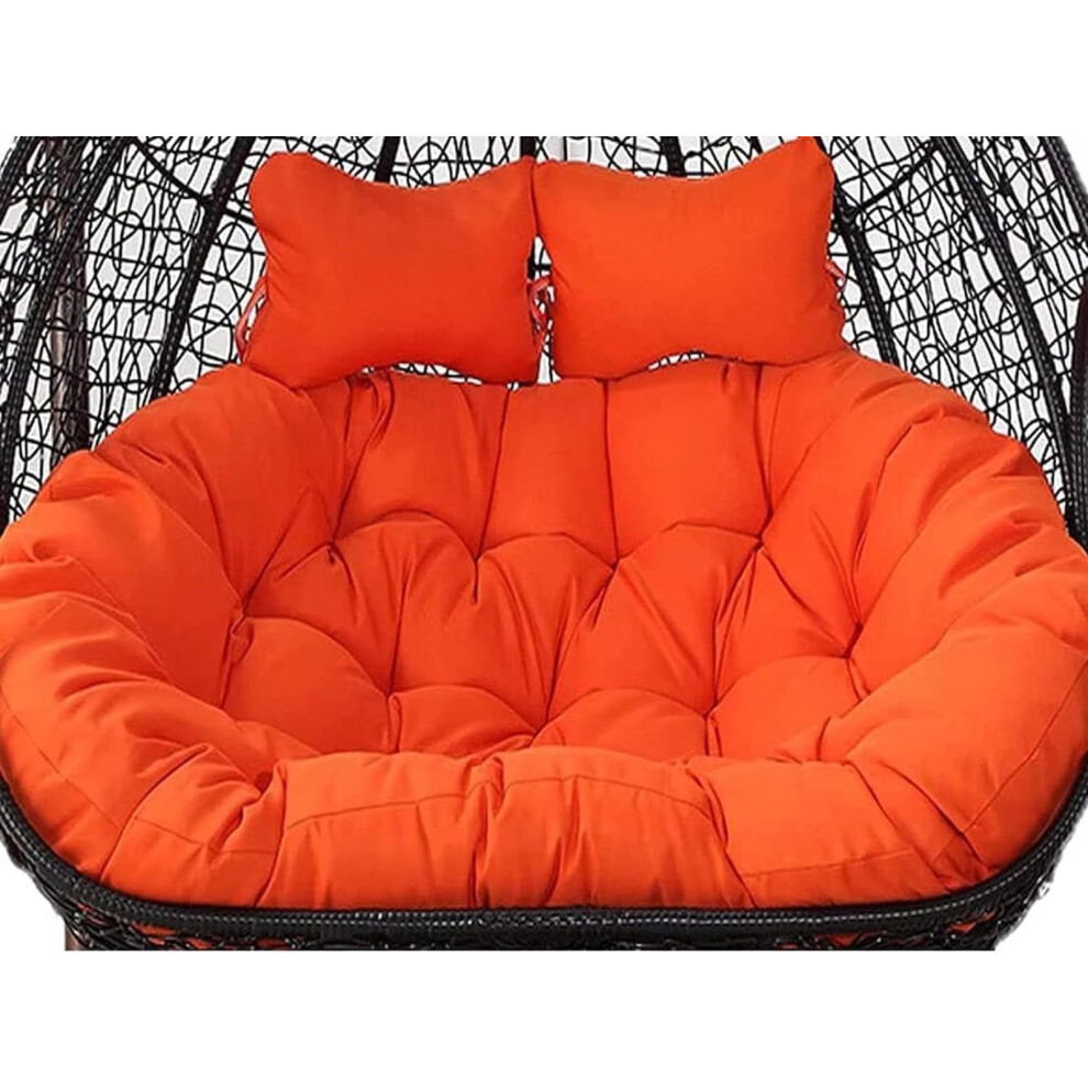 Waterproof Double Seater Hammock With Thick Cushion Terrace Hanging Chair Removable Replacement Cushion 2-Person Size I-image-OPC-PJDVNDB-NEW