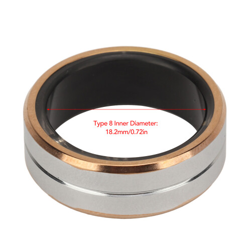 Bague intelligente Type 8 18 mAh 59 g/2,1 oz Argent/Or 1