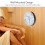 Termometro TH per sauna in alluminio, 100 mm, argento, 3,0 oz 7