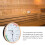 Termometro TH per sauna in alluminio, 100 mm, argento, 3,0 oz 4