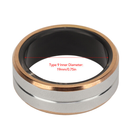 Typ 9 Smart Ring 18 mAh 59 g Silber/Gold IP68 1