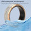 Typ 9 Smart Ring 18 mAh 59 g Silber/Gold IP68 5