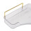 Plateau d’angle transparent Capacité 25,5x16,5x8 cm 8