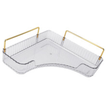 Tapa para bandeja de mostrador en esquina Cap.25,5x16,5x8 cm Transparente