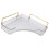 Plateau d’angle transparent Capacité 25,5x16,5x8 cm 1