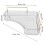 Plateau d’angle transparent Capacité 25,5x16,5x8 cm 2