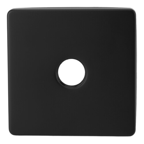 Tapa cuadrada extragrande para brazo de ducha negra 2