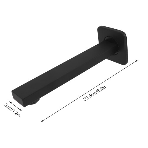 Grifo multifuncional de cobre para baño - caño de 22,5  3 cm 1