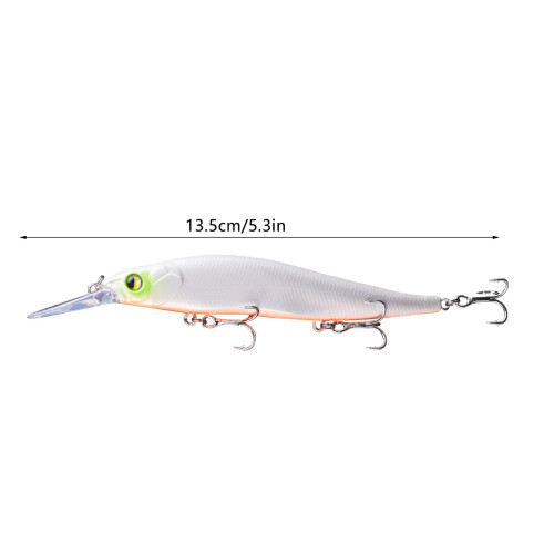 Mittlerer Tauch-Minnow-Köder 14,7 g 13,5 cm 6 Farben 1