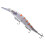 Mittlerer Tauch-Jerkbait Köder 13,5cm 14,7g mit Drillingen 7