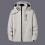Y2K Men's Lightweight Bicycle Rain Jacket Foldable Nylon White 4XL A5 Summer Jacket 2
