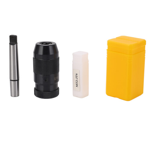 Mandril de taladro autoajustable 1-16mm plateado MT2-JT6 1