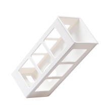 Wall Mounted Hair Straightener Holder Rack, HIPS Wall Organizer Box, White